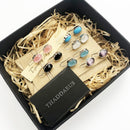 Oval Drop Earrings 925 Sterling Silver,Europe Style Gram Fine Jewerly For Women Gift