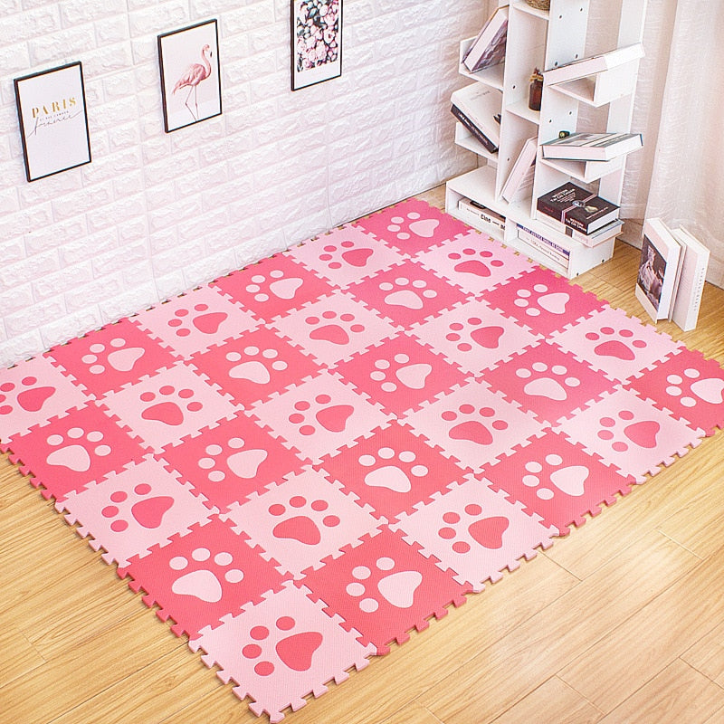 Children's Mat EVA Kids Foam Puzzle Carpet Baby Play Mat Interlocking Floor Tiles with Alphabet and Numbers DropShipping