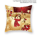 45*45 Christmas Cushion Cover Christmas Decorations for Home Throw Pillows Sofa Home Decor Christmas Pillowcase Pillow Cover
