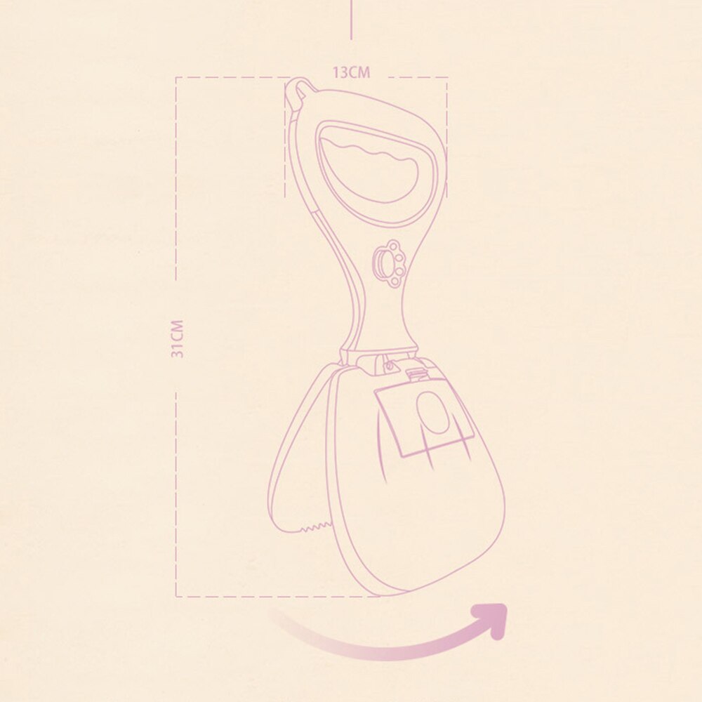 Pet Dog Cat Pit Scoop Portable Outdoor Cleaner Garbage Picker Poop Bag Collection Convenient Dog Supplies Animal Cleaning Tool - anconmall