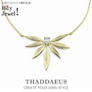 Necklace Leaves Large Spring Brand New Jewelry Europe 925 Sterling Silver Gift For Women