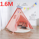 1.6M House For Children Tent Portable Kids Tent Cabana Tipi Infantil Baby Teepee Tents Castle Carpet/LED Lights/Decoration