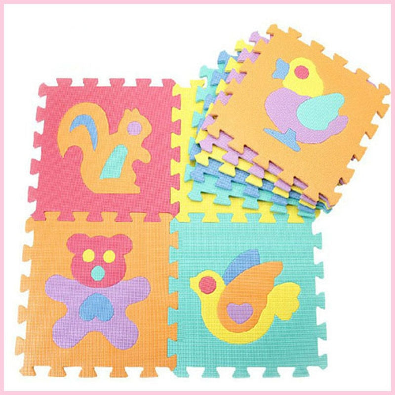 Children's Mat EVA Kids Foam Puzzle Carpet Baby Play Mat Interlocking Floor Tiles with Alphabet and Numbers DropShipping