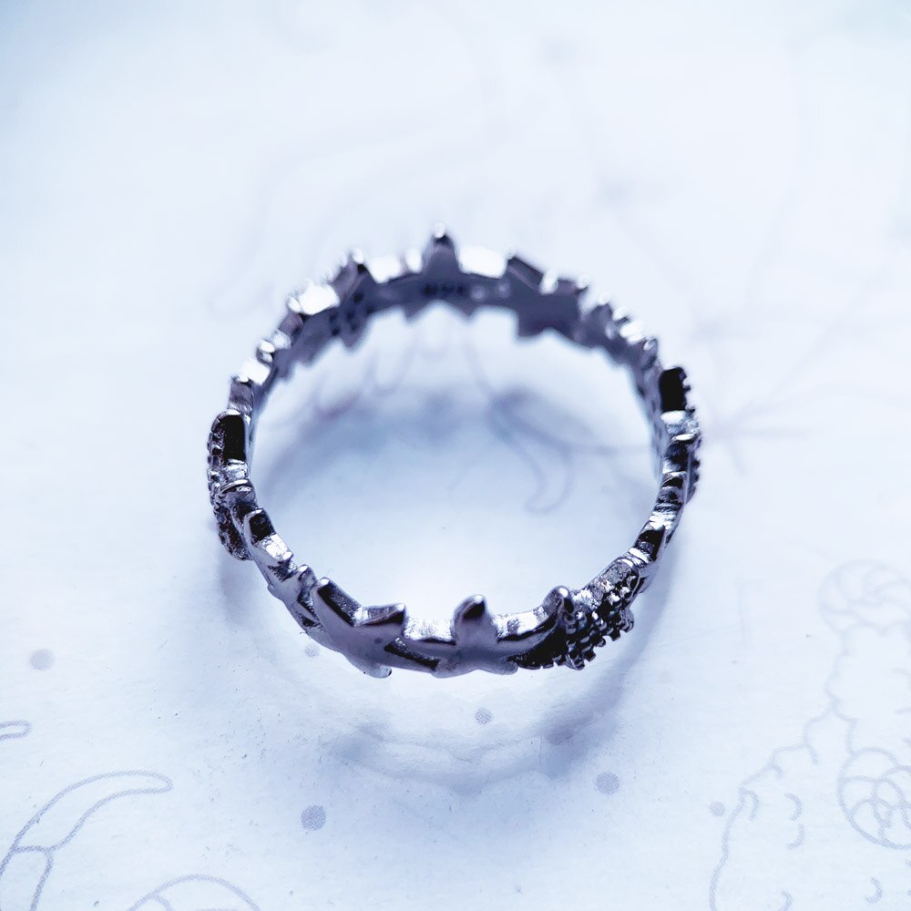 Ring Starfishes Fine Jewerly For Women,2022 Spring Brand New Ocean Spirit Gift In 925 Sterling Silver