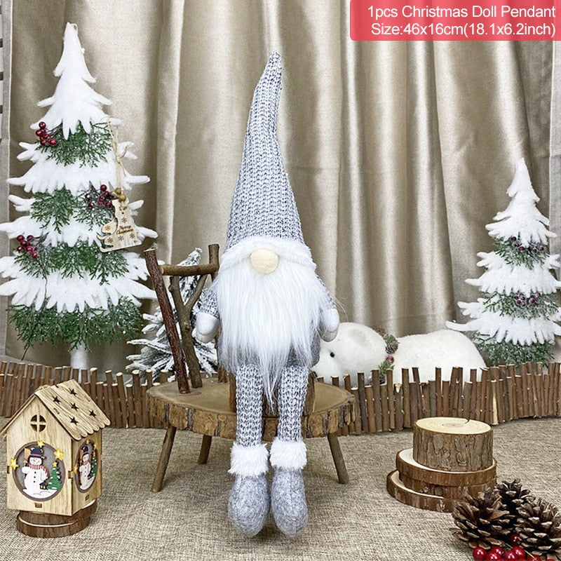 Christmas Faceless Doll Merry Christmas Decorations For Home Christmas Ornaments Xmas Navidad Natal New Year 2022 Kids Gift