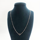 Charm Necklace Rose Gold Color Round Carrier Summer Fashion Jewelry Europe Link Chain 925 Sterling Silver Gift For Women