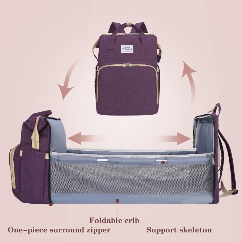 Large Capacity Maternity Bag Diaper Bag Waterproof Baby Bed Bags Baby Care Handbag Diaper Changing Bag Baby Backpack