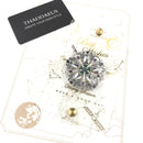 Pendant Amulet Kaleidoscope Dragonfly,Spring New Elaborate Fine Jewelry 925 Sterling Silver Magic Garden Gift For Women