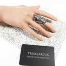 Ethnic Ornaments Ring,Europe Fashion Good Jewerly For Women,2020 Spring New  Bohemia Gift In 925 Sterling Silver,Super Deals