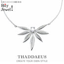 Necklace Leaves Large Spring Brand New Jewelry Europe 925 Sterling Silver Gift For Women