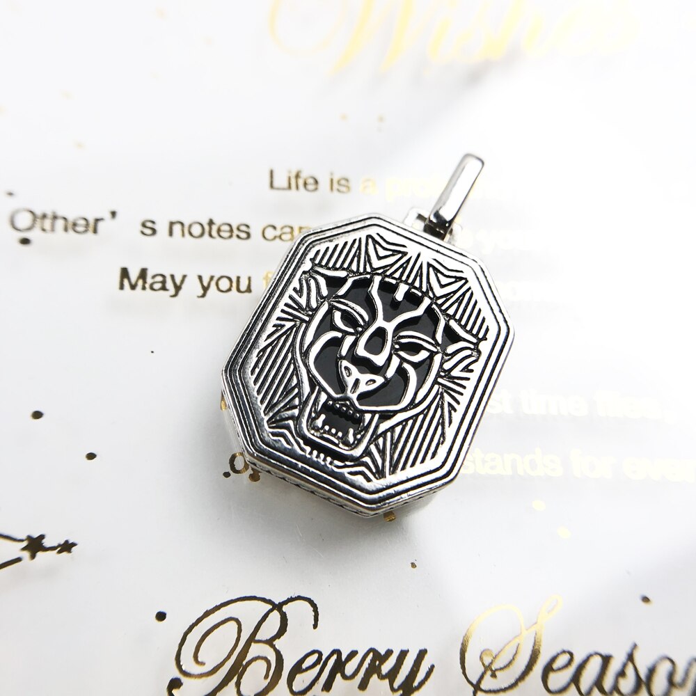 Pendant Black Cat Winter New Fine Jewelry 925 Sterling Silver Dog Tag Self-confidence And Strength Gift For Women Men