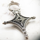 Pendant Lucky Ethno Cross New Vintage 925 Sterling Silver Fine Jewelry Europe Style Bijoux Accessories Gift For Woman & Men