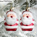 2pcs Elk Christmas Balls Ornaments Bauble Pendant Xmas Tree Hanging Balls Christmas Home Decorations Navidad 2022 Natal New Year