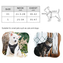 Cat Cooling Harness Breathable Puppy Vest Chest Strap Reflective Adjustable Mesh Harness No-Pull No-Choke for Cats Small Dogs - anconmall
