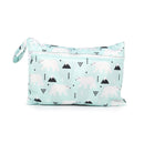 Mommy Diaper Dag Baby Toiletry Bags with Zippered Baby Diapers Waterproof Organizer Reusable Wet Dry Bags Mommy Bag