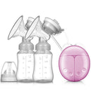 Double Electric Baby Milk Breast Pumps USB Powerful Suction Nipple Breast Pump Milk Bottle Cold Heat Pad Breastfeeding DropShip