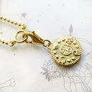 Charm Necklace Lucky Coin Winter New Fine Jewelry Europe 925 Sterling Silver Gift For Women Men