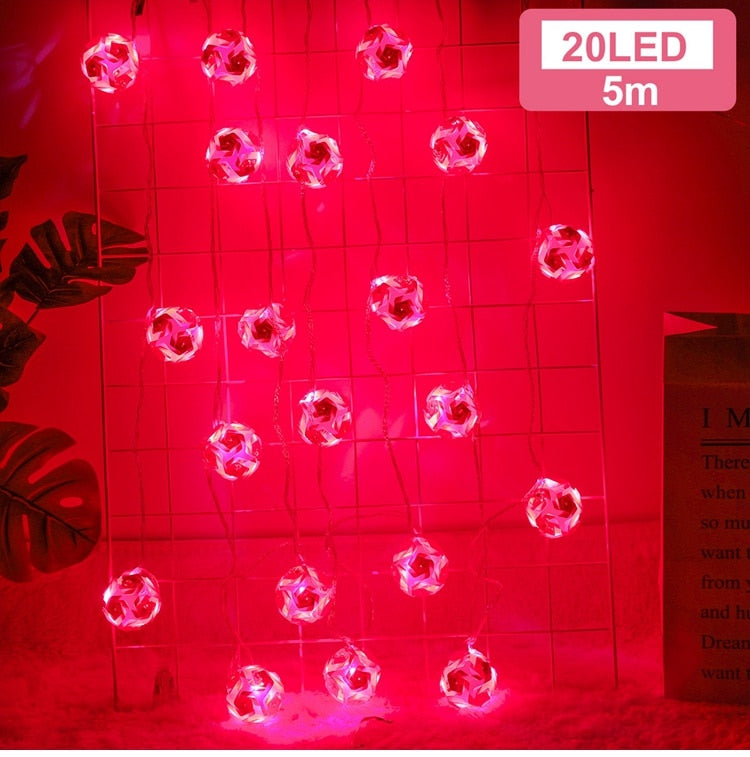 Symphony Laser Light Garland String Lights Christmas Fairy Lights Strings for Outdoor Navidad Wedding Xmas Party Home Decoration - anconmall