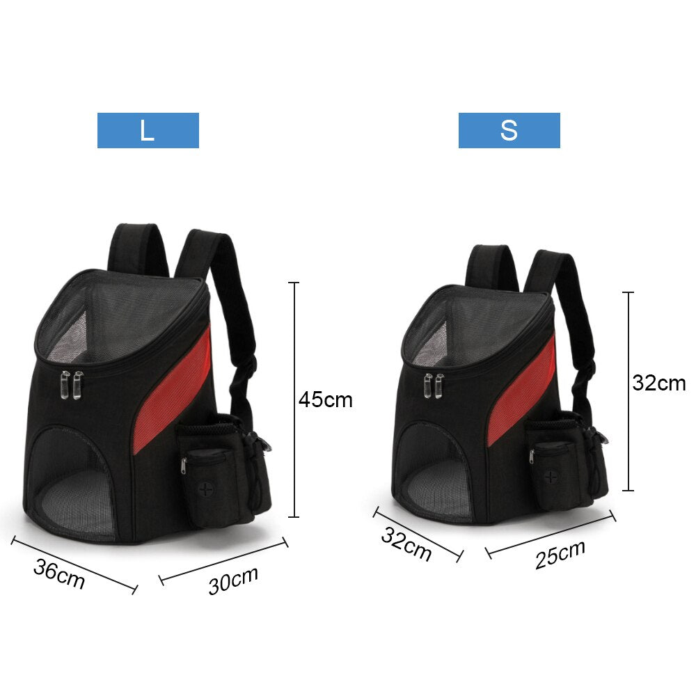 Pet Cat Carrier Multifunction Bag Cats Carry Backpack Travel Carrier Tote Bag Crates Foldable pet backpack - anconmall