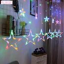 Xmas Tree Elk Star Light Merry Christmas Decor for Home Tree Christmas Ornaments Navidad 2022 Cristmas Decor Happy New Year 2023 - anconmall