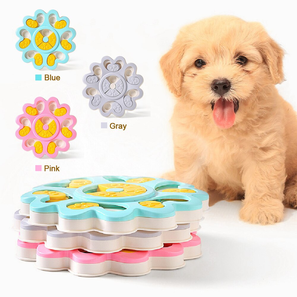 Dog Puzzle Toys Increase IQ Interactive Slow Dispenser Feeding Pet Dog Training Games Feeder for Puppy Small Medium Dog Supplies - anconmall