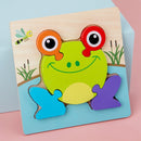 Wooden 3D Puzzle Educational Toys Jigsaw Toys For Children Baby Cartoon Animal Puzzles Intelligence Kids Toy Board Games