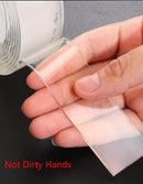 Tracsless Double Sided Tape Reusable Transparent Car Wall Stickers Heat Resistant Tape Waterproof Kitchen Accessories Nano Tape