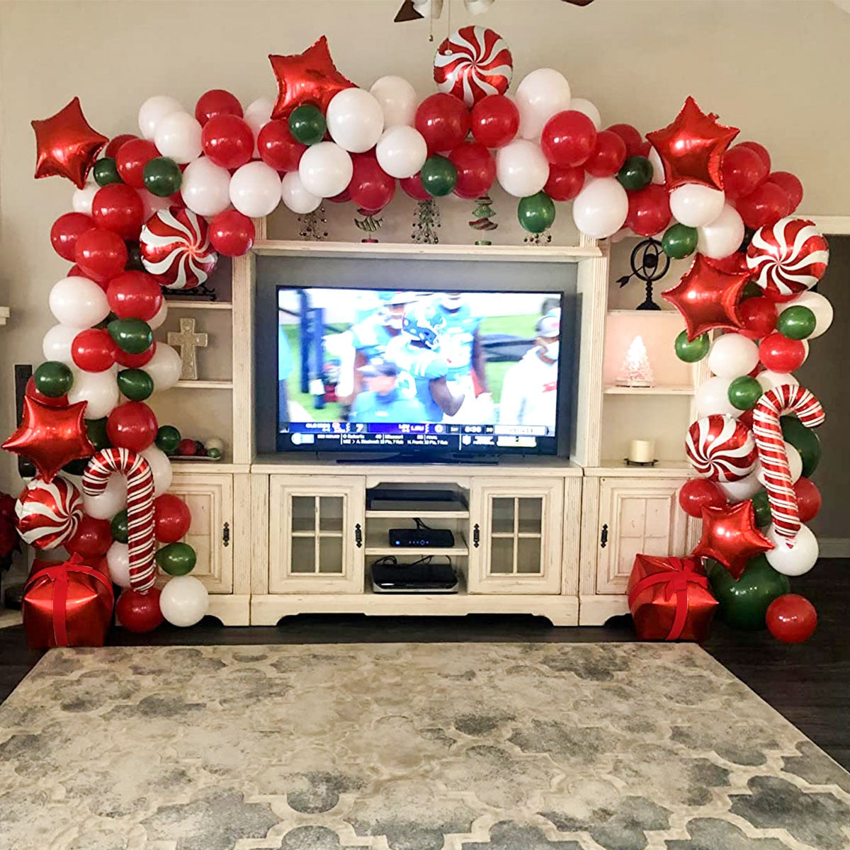 Christmas Balloon Garland Arch kit 2022 Merry Christmas Decorations For Home Xmas Balloon Navidad Noel Gift New Year 2023 - anconmall