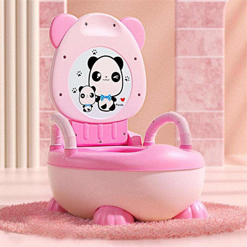 1-6 Years Old Children's Pot Cute Baby Toilet Seat Easy to Clean Baby Potty Portable Stool Boys And Girls Safe Trainer Seat WC