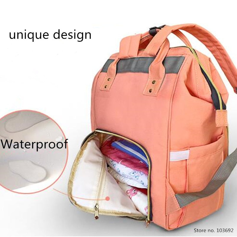 LAND Update Mummy Maternity Nappy Bag Brand Large Capacity Baby Bag Travel Backpack Desiger Nursing Bag for Baby Care