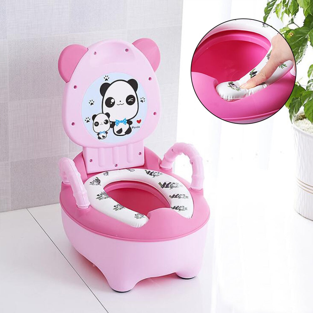 1-6 Years Old Children's Pot Cute Baby Toilet Seat Easy to Clean Baby Potty Portable Stool Boys And Girls Safe Trainer Seat WC