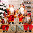 Santa Claus Dolls Merry Christmas Decorations for Home Christmas Gifts for Kids Xmas Navidad 2022 Navidad Kerst Decor New Year - anconmall