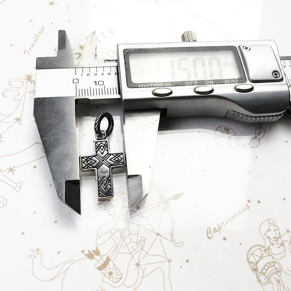 Pendant Personal Lucky Cross Summer Brand New Jewelry Europe 925 Sterling Silver Ethnic Gift For Women Men