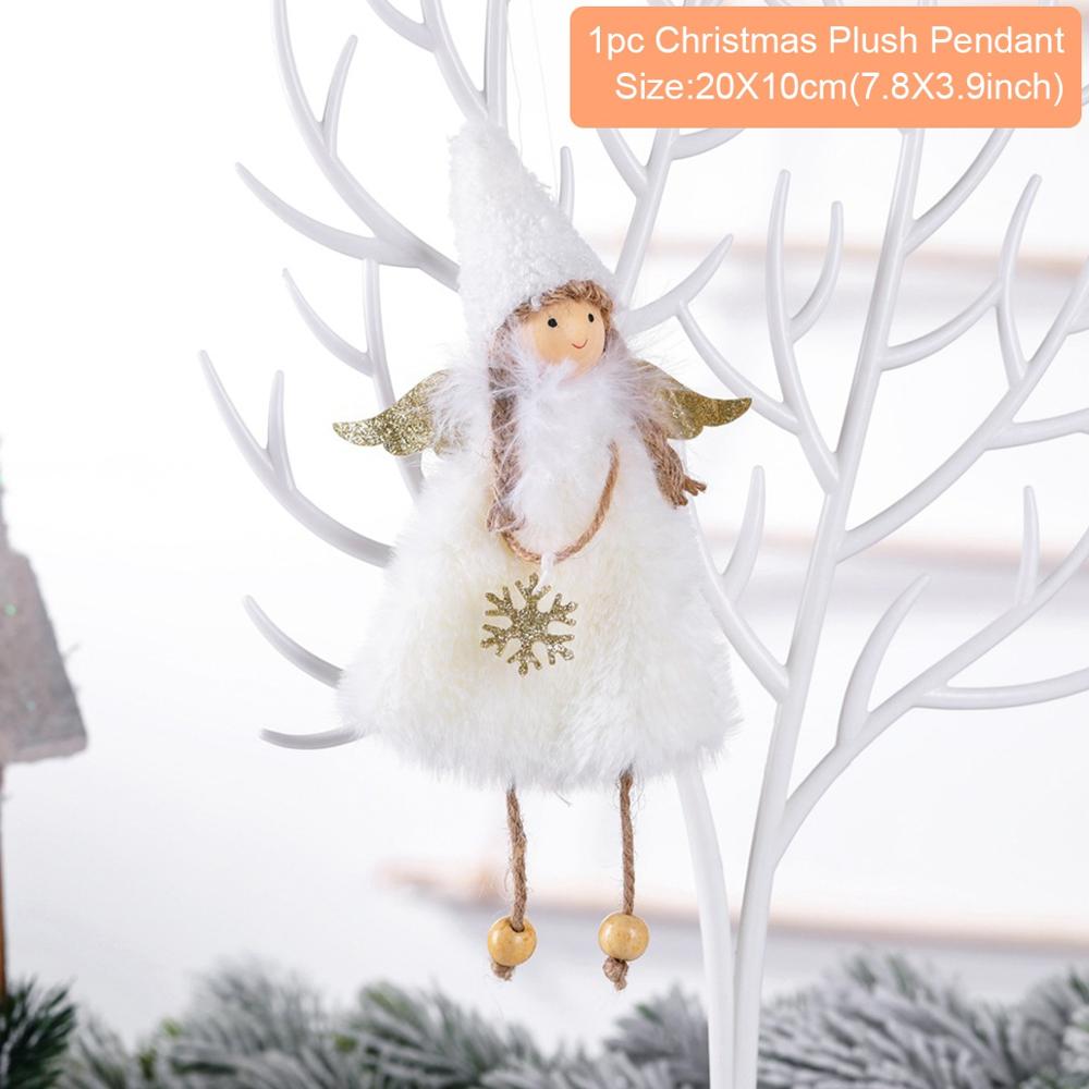1pc Christmas Doll Christmas Tree Ornaments Merry Christmas Decoration for Home Nartal Navidad 2022 New Year Xmas Gift for Kids