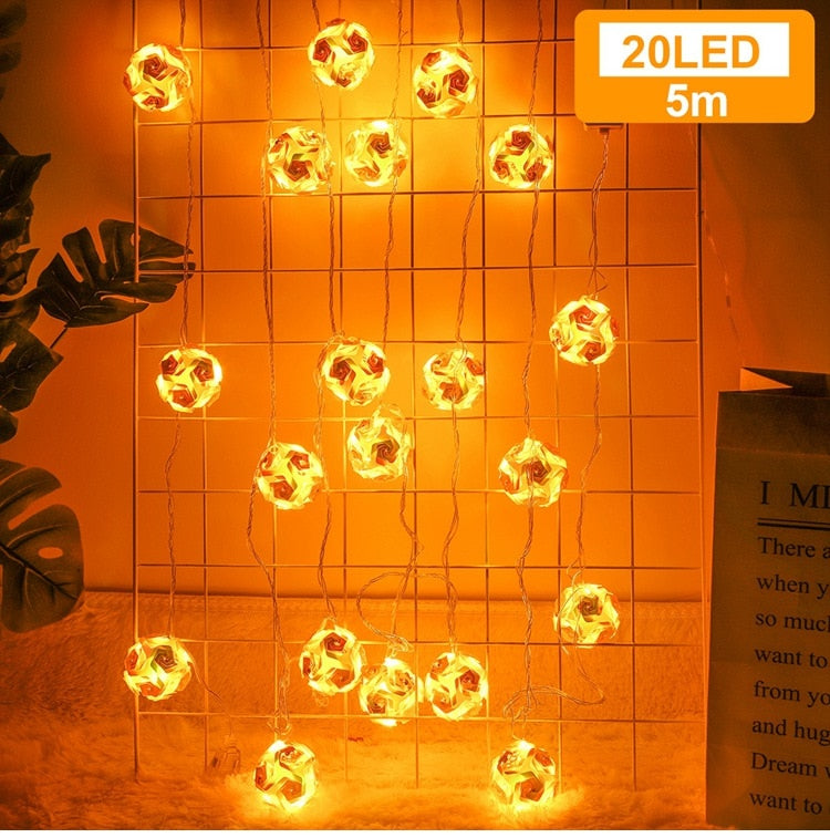 Symphony Laser Light Garland String Lights Christmas Fairy Lights Strings for Outdoor Navidad Wedding Xmas Party Home Decoration - anconmall