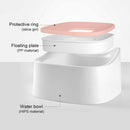 Non-Wet Mouth Dog Water Bowl Floating Splash-Proof  Anti-Overturning Square Pet Buoyancy Drinking Fountain Dispenser Feeder - anconmall