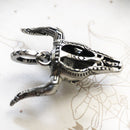 Pendant Blackened Bull Head Brand New Fine Jewelry Accessories 925 Sterling Silver Gift For Women &amp; Men