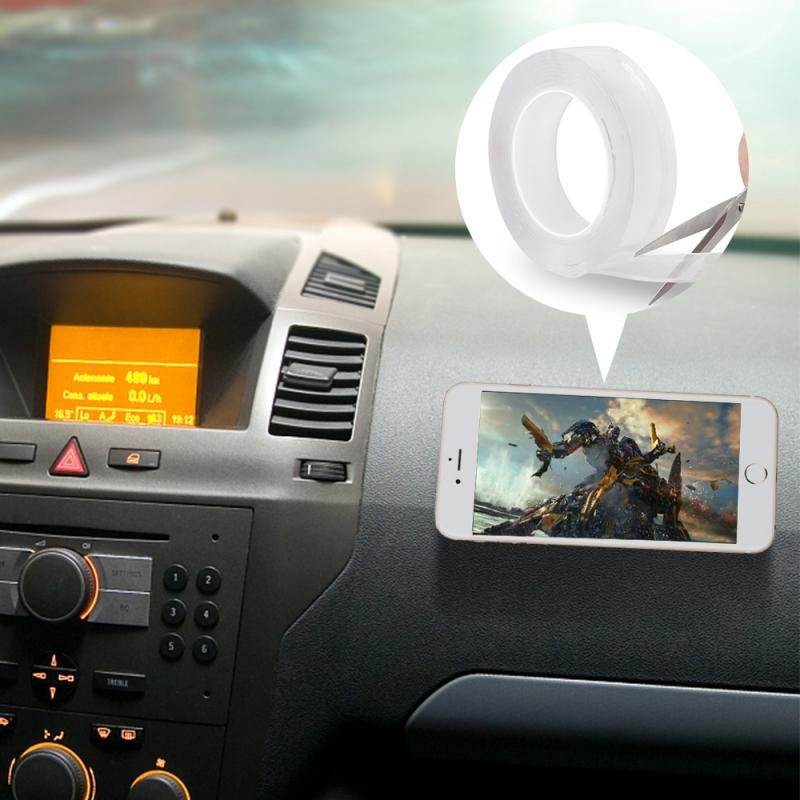 Nano Tape Home Improvemen Bathroom Kitchen Accessories Washable Adhesive Double Sided Tapes Fixed Small Objects Transparent Tape