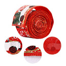 5M Merry Christmas Burlap Ribbons DIY Gift Wrapping Wedding Party Decoration for Home Christmas Tree Ribbon Garland Wreath Bows