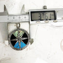 Pendant Compass Large Spring Personal Lucky Charm Turquoise Jewelry Europe Bijoux 925 Sterling Silver Gift For Woman Men