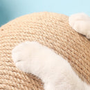 Cat Scratching Ball Wood Stand Pet Furniture Sisal Rope Ball Toy Kitten Climbing Scratcher Grinding Paws Scraper Toys For Cats - anconmall