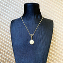 Charm Necklace Lucky Coin Winter New Fine Jewelry Europe 925 Sterling Silver Gift For Women Men