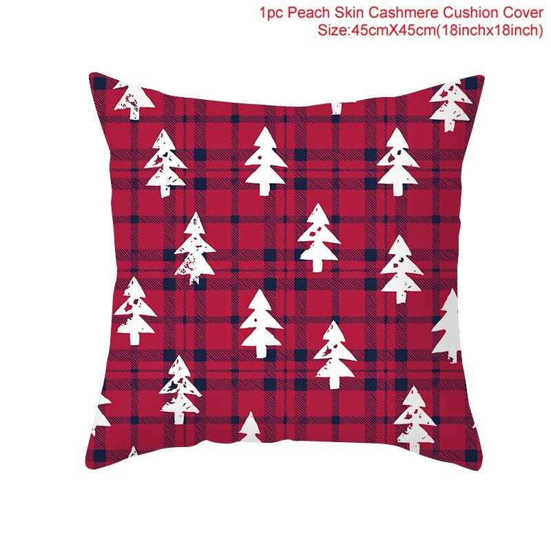 HUIRAN Christmas cushion cover Decorative Pillowcase sofa cushions Pillow cases Christmas Decoration For Home Decor Pillow Cover