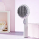 Pet Hair Comb Grooming and Care Removes Hairs Cat and Dogs Pumpkin Pet Brush Self Cleaning Slicker Brush for Shedding Dog Cat - anconmall