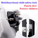 4PCS Children Safety Lock Refrigerator Door Lock  Baby Safety Home Window Lock Child Locks Child Protection On The Cupboard