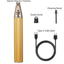 Pet Dog Cat Foot Hair Trimmer Rechargeable Dog Clipper with LED Light Ceramic Blade Low Noise Type-C Pet Paw Ear Hair Clipperl - anconmall