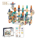 66-260PCS Marble Race Run Building Blocks Castle Children's Toys Rail Funnel Slide DIY Educational Brick Dominoes Children Gifts