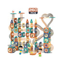 66-260PCS Marble Race Run Building Blocks Castle Children's Toys Rail Funnel Slide DIY Educational Brick Dominoes Children Gifts