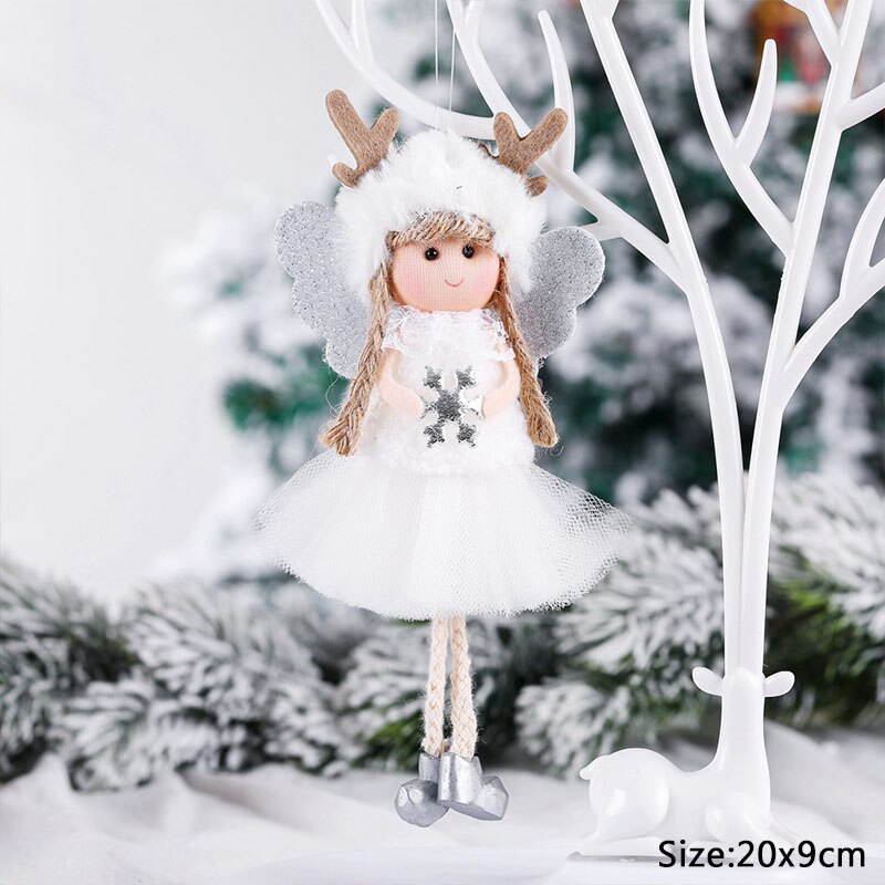 Angel Doll Christmas Tree Hanging Ornaments Pendant New Year Christmas Decorations for Home Navidad 2022 Natal Noel Kids Gift