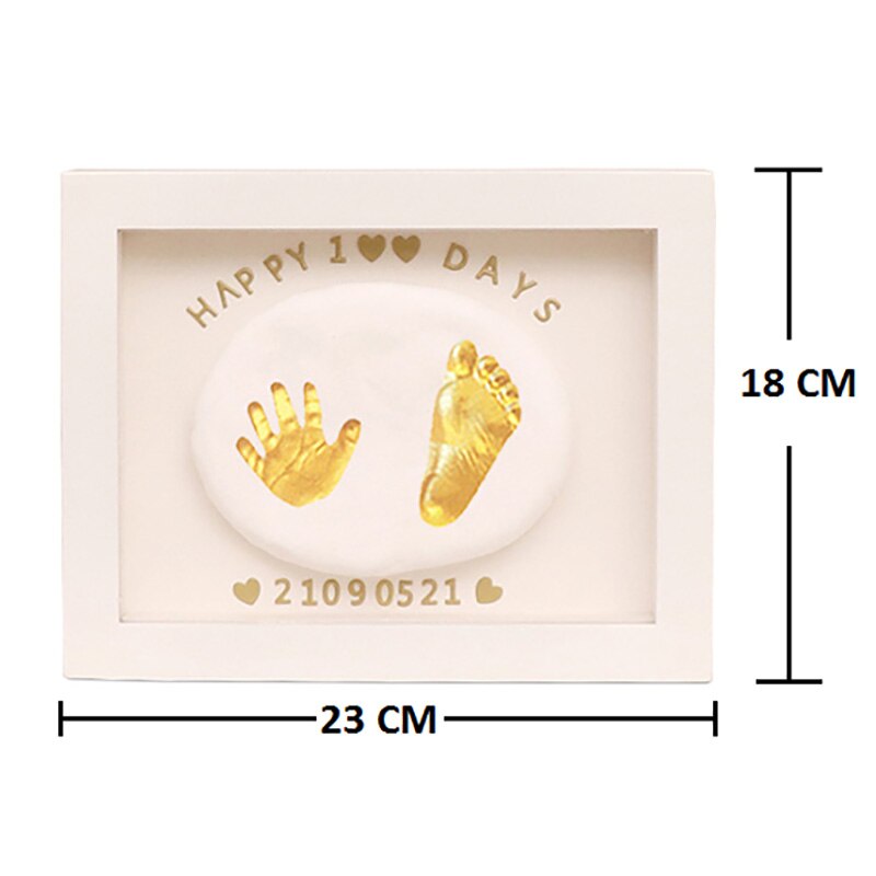 3D DIY Non Toxic Handprint Footprint Soft Clay Baby Imprint Children&#39;s Photo Frame Hand Casts Babies Home Decoration Child Gifts